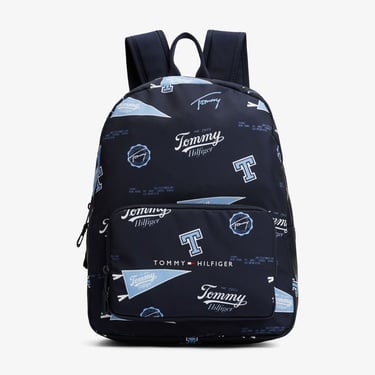  Tommy Hilfiger Essential Printed Çocuk Lacivert Sırt Çantası