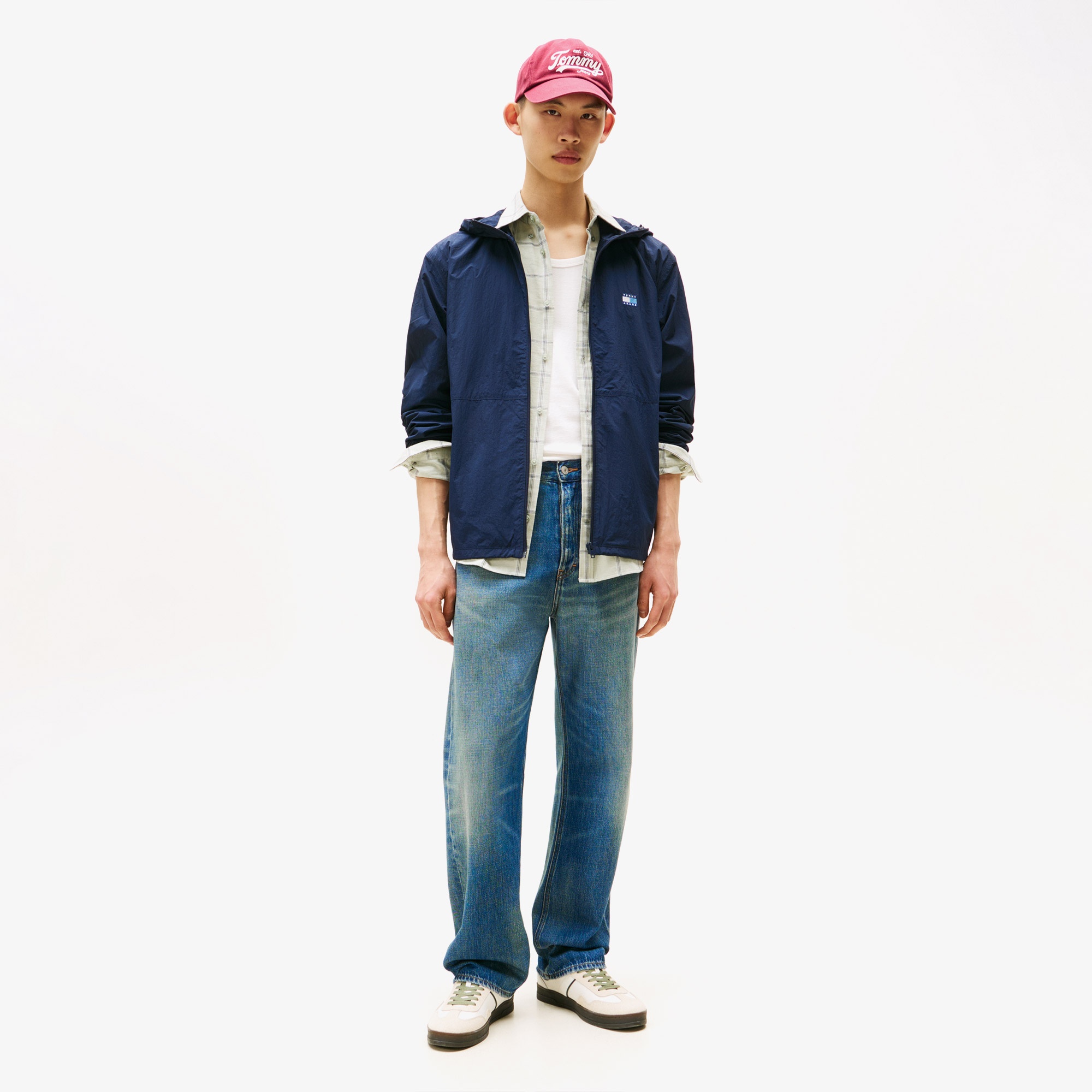 Tommy Jeans Chicago Erkek Lacivert Yağmurluk