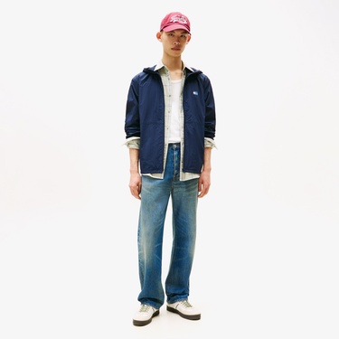  Tommy Jeans Chicago Erkek Lacivert Yağmurluk