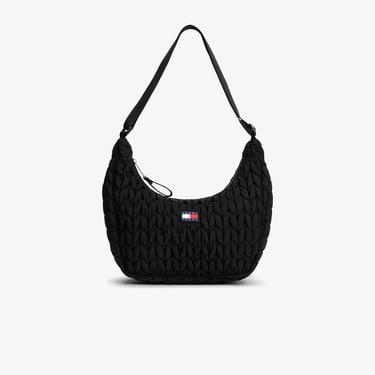  Tommy Jeans Urban X-Body Quilted Kadın Siyah Omuz Çantası