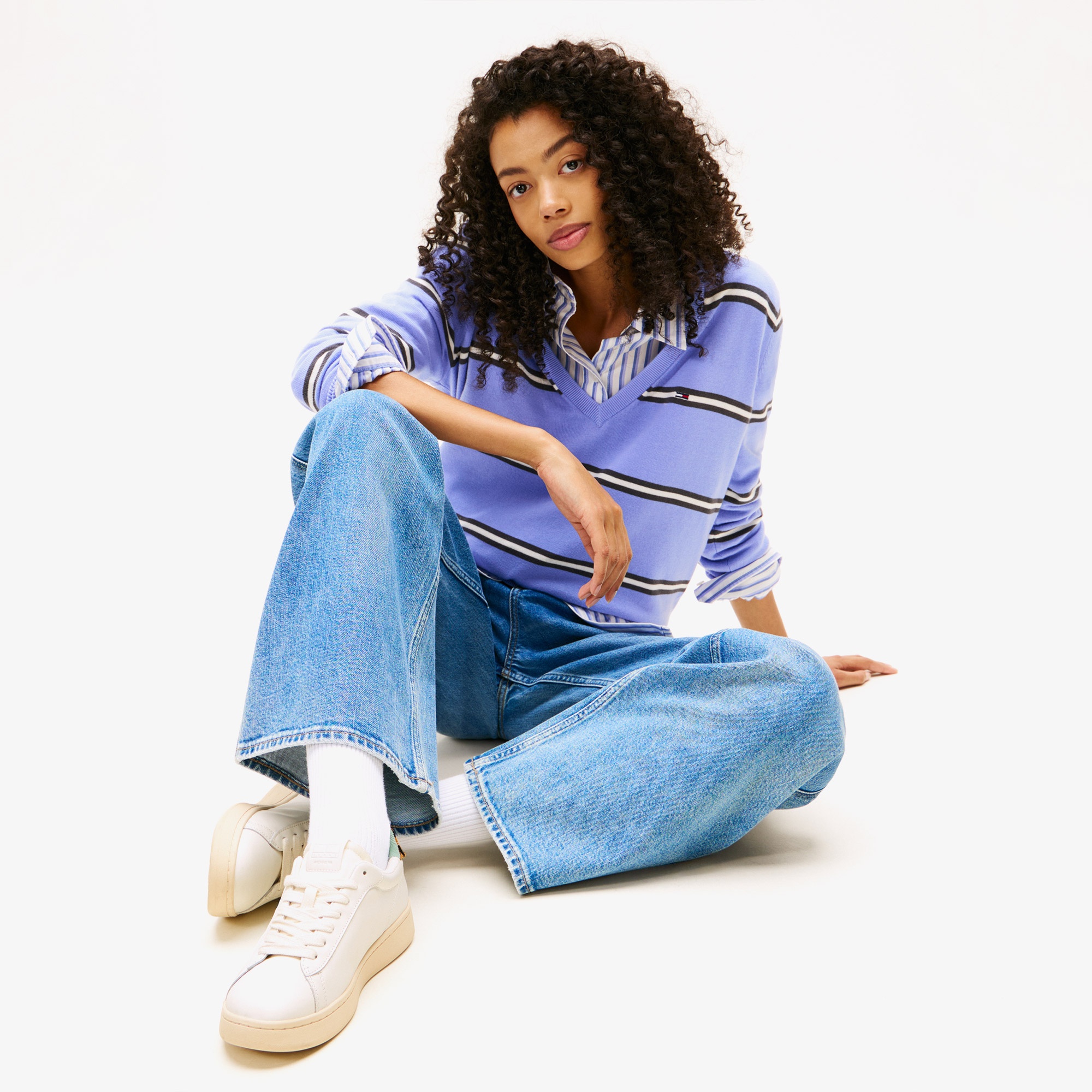 Tommy Hilfiger Archive '98 Leopard Kadın Beyaz Sneaker