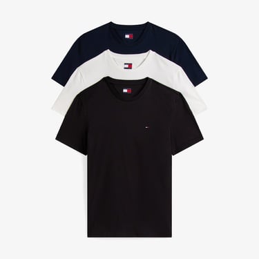  Tommy Jeans Xslim 3'lü Erkek Renkli T-Shirt