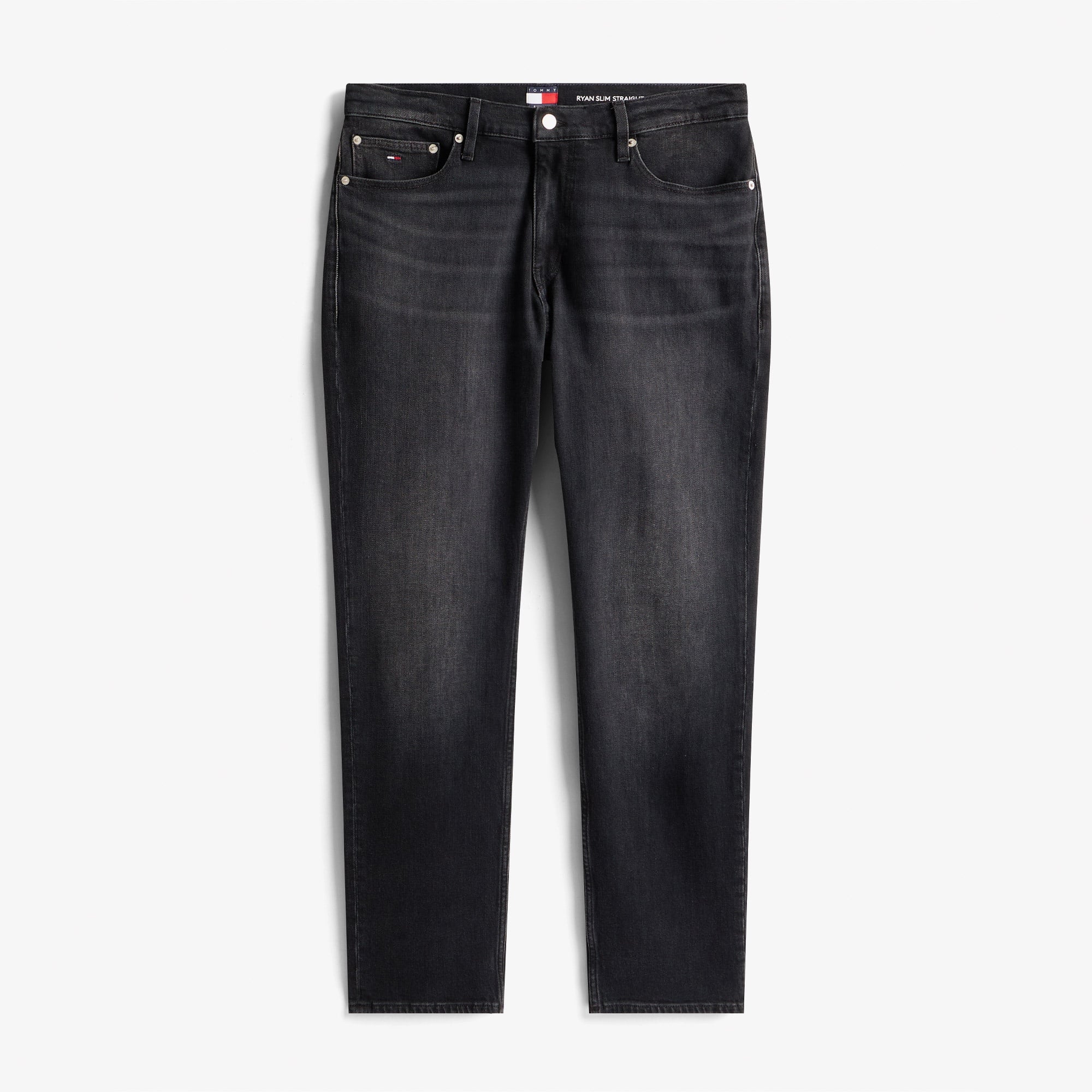 Tommy Hilfiger Ryan Slim Erkek Siyah Straight Jean