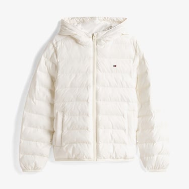  Tommy Hilfiger Lightweight Çocuk Beyaz Puffer Mont