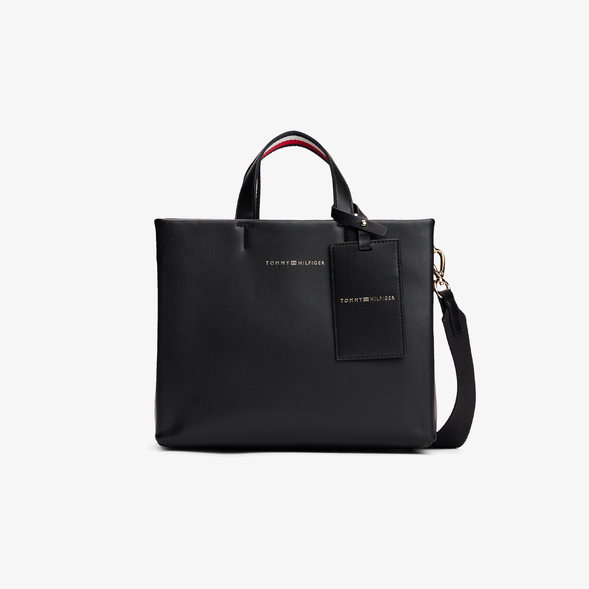 Tommy Hilfiger Established Med Shopper Kadın Siyah Tote Çanta