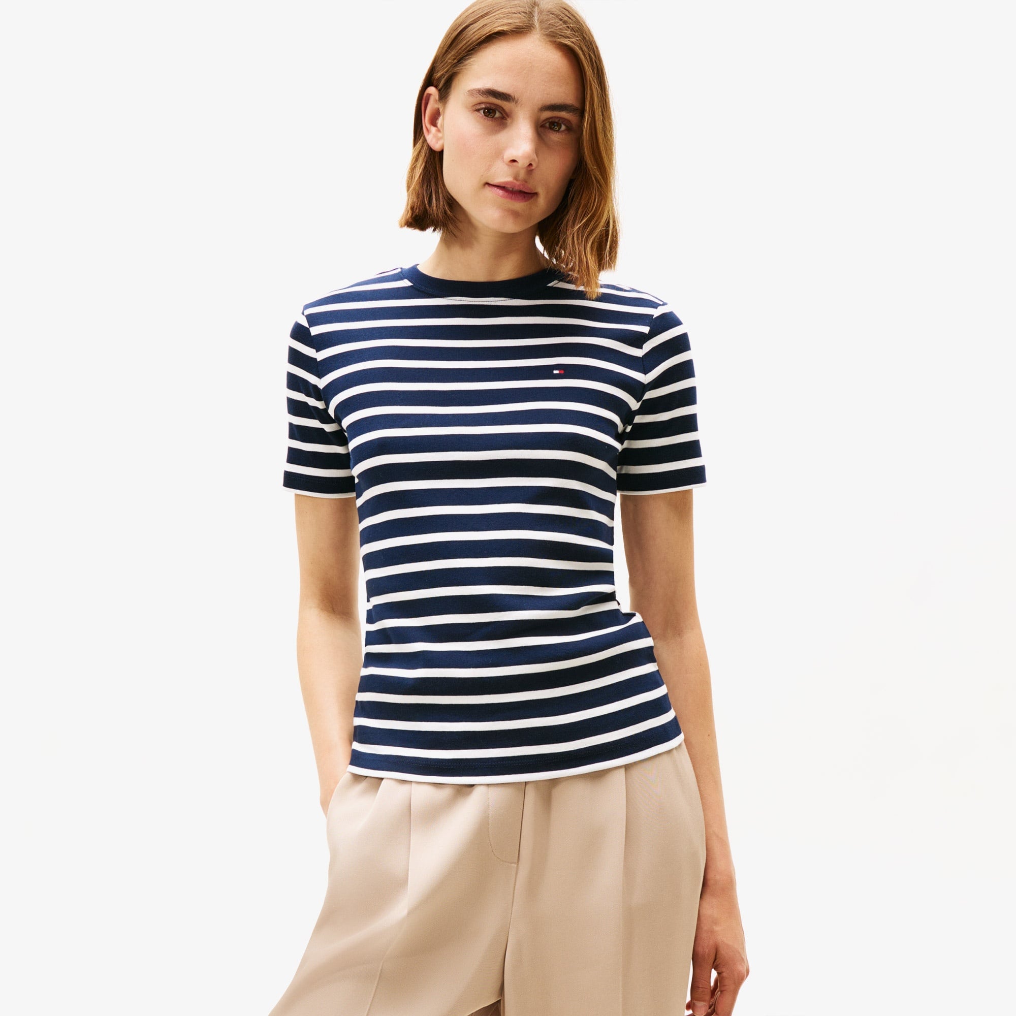 Tommy Hilfiger Cody Kadın Lacivert T-Shirt