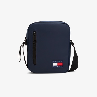  Tommy Jeans Elevated Reporter Erkek Lacivert Çapraz Çanta