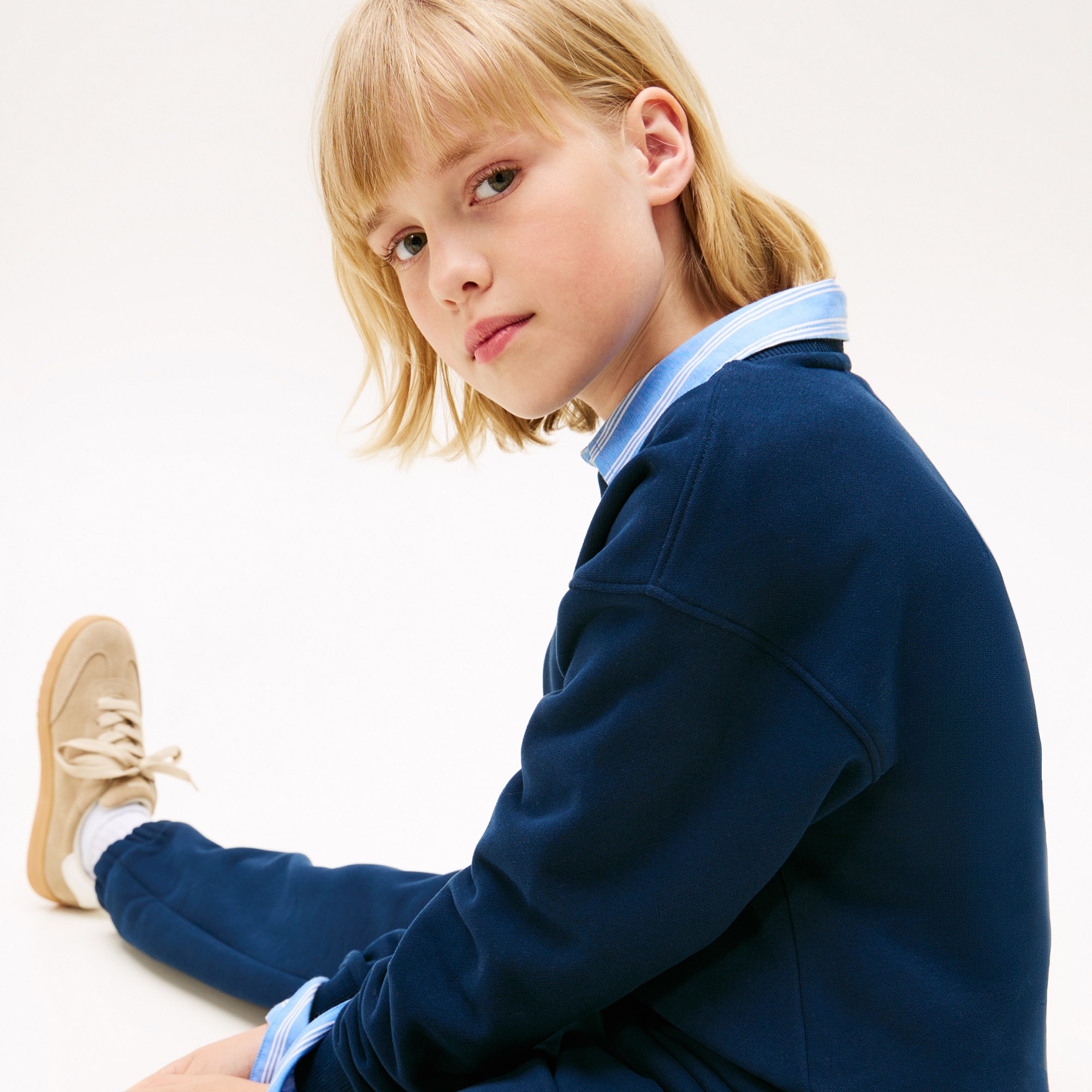 Tommy Hilfiger Mini Corp Çocuk Lacivert Eşofman Takımı