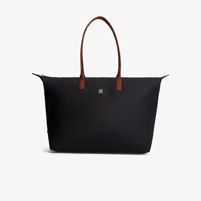  Tommy Hilfiger Popette Maxi Kadın Siyah Tote Çanta