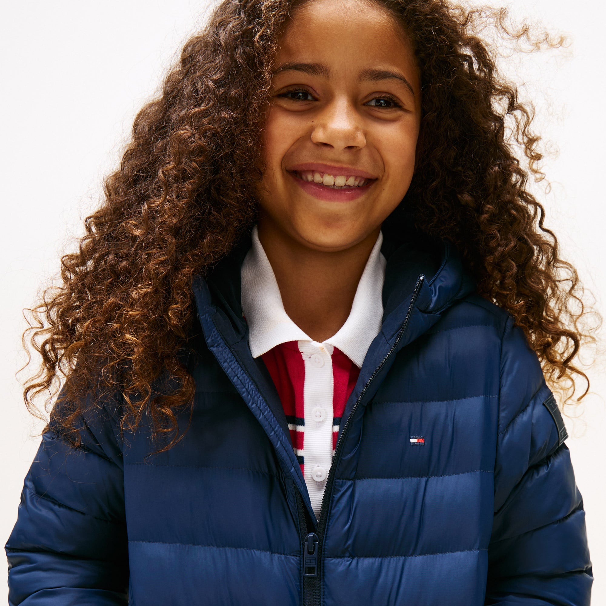 Tommy Hilfiger Lightweight Çocuk Lacivert Puffer Mont