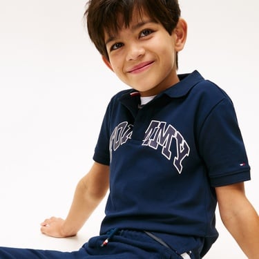  Tommy Hilfiger Varsity Raised Print Çocuk Lacivert Eşofman Altı