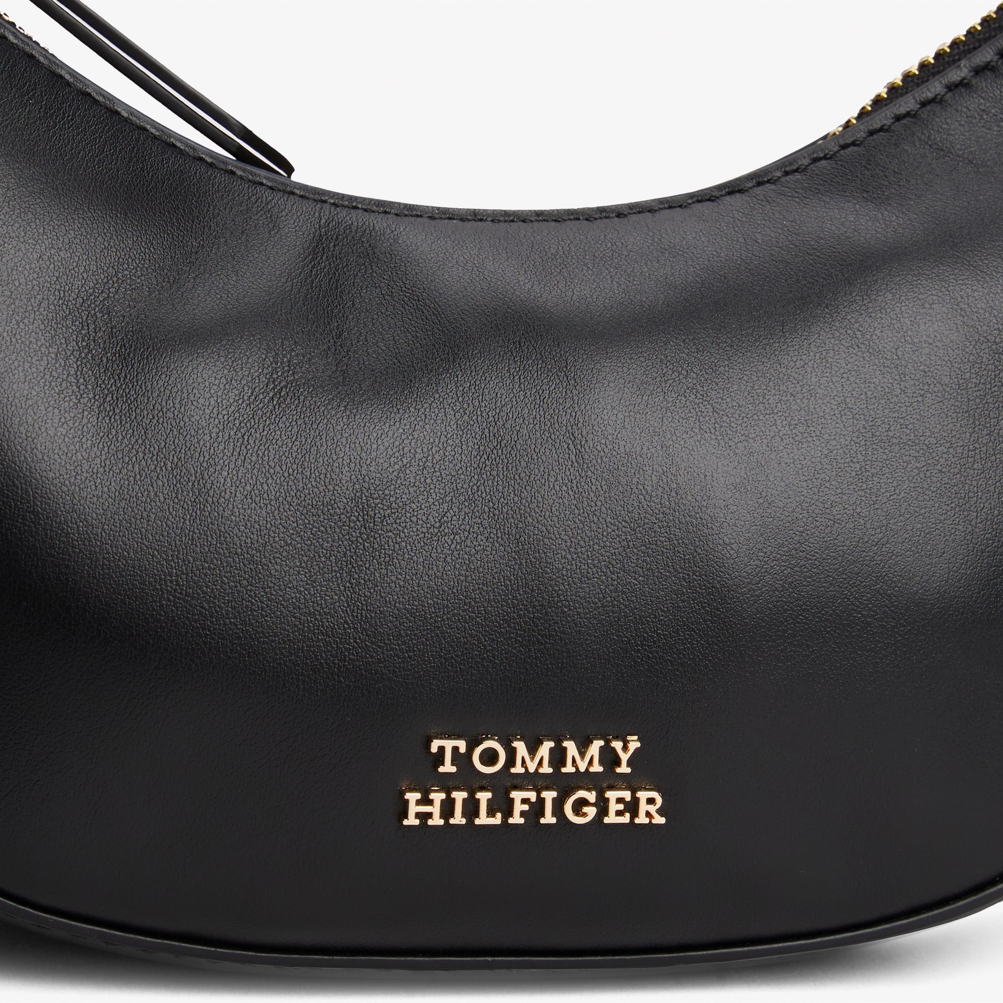 Tommy Hilfiger Moon Leather Mini Kadın Siyah Çapraz Çanta