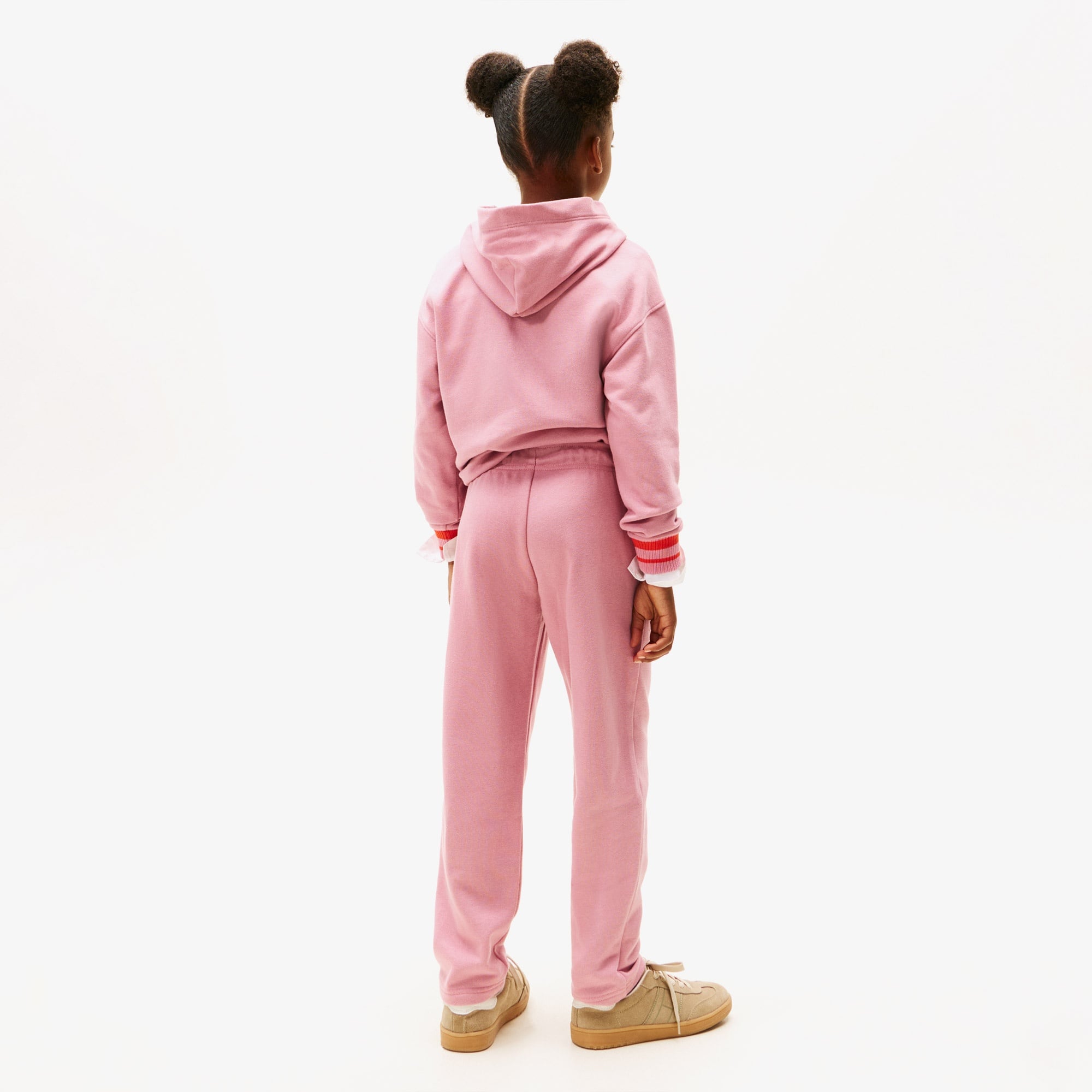 Tommy Hilfiger Mini Logo Çocuk Pembe Eşofman Altı