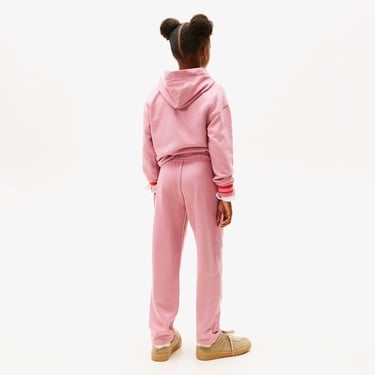  Tommy Hilfiger Mini Logo Çocuk Pembe Eşofman Altı