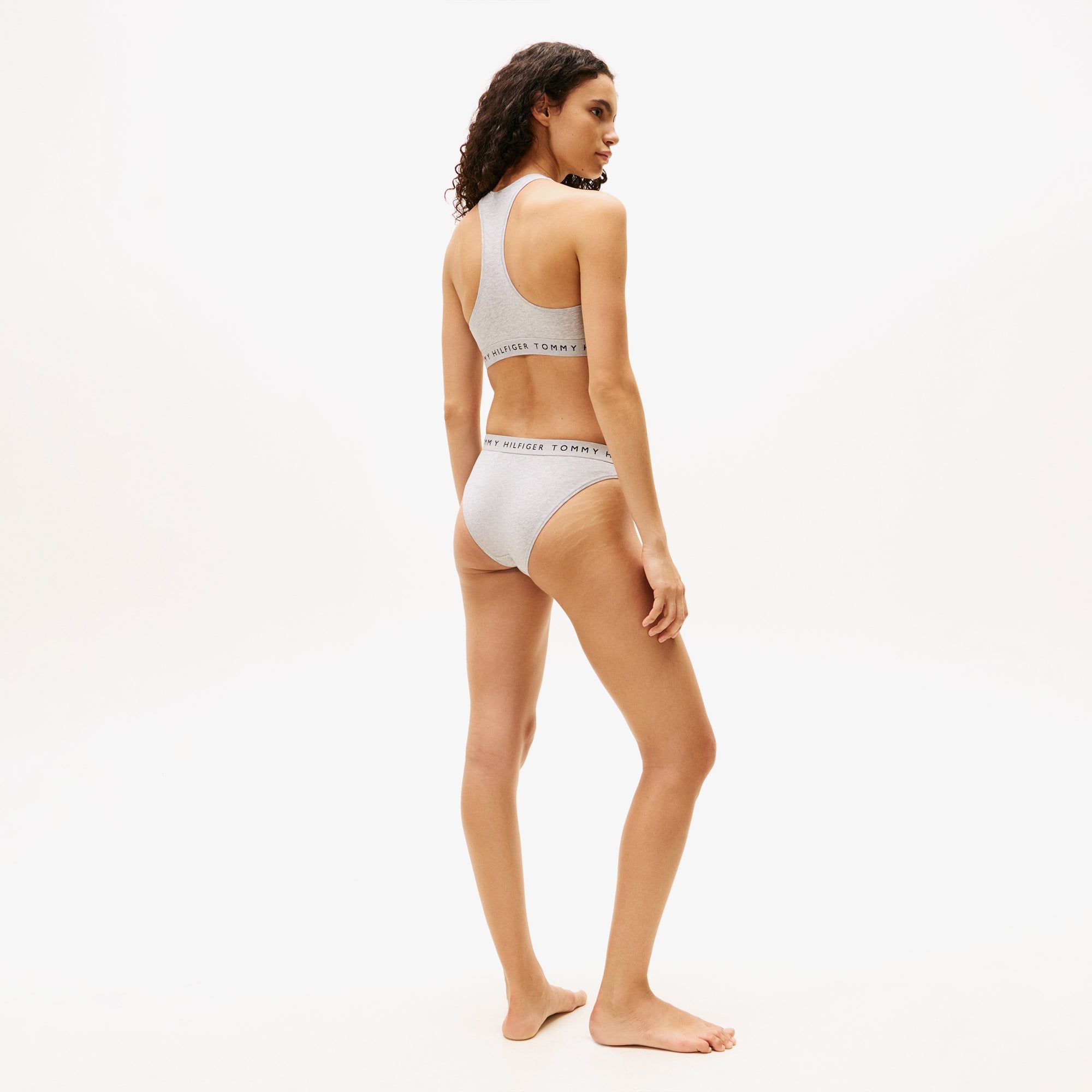 Tommy Hilfiger Racerback Kadın Gri Bralet