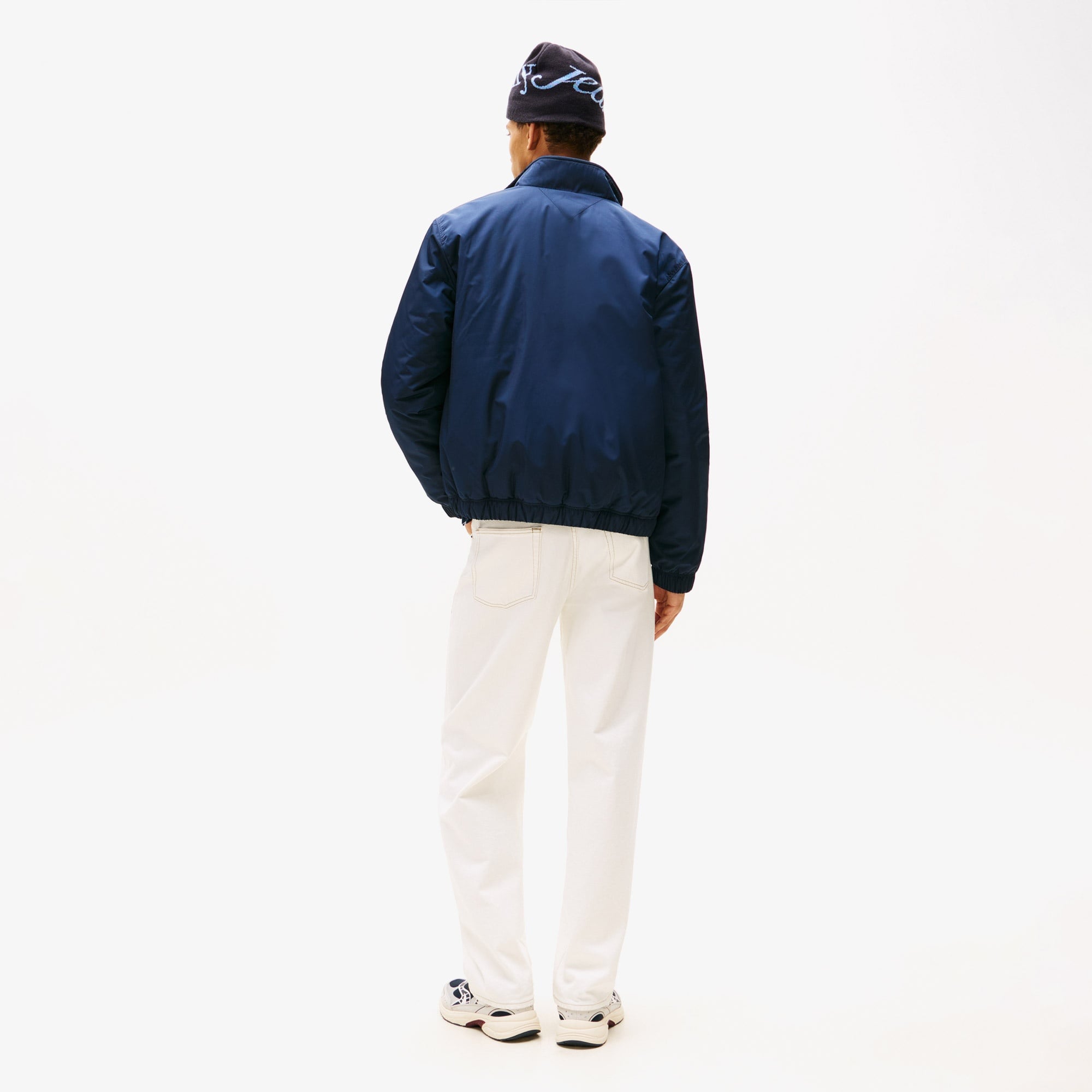 Tommy Jeans Essential Padded Erkek Mavi Puffer Mont