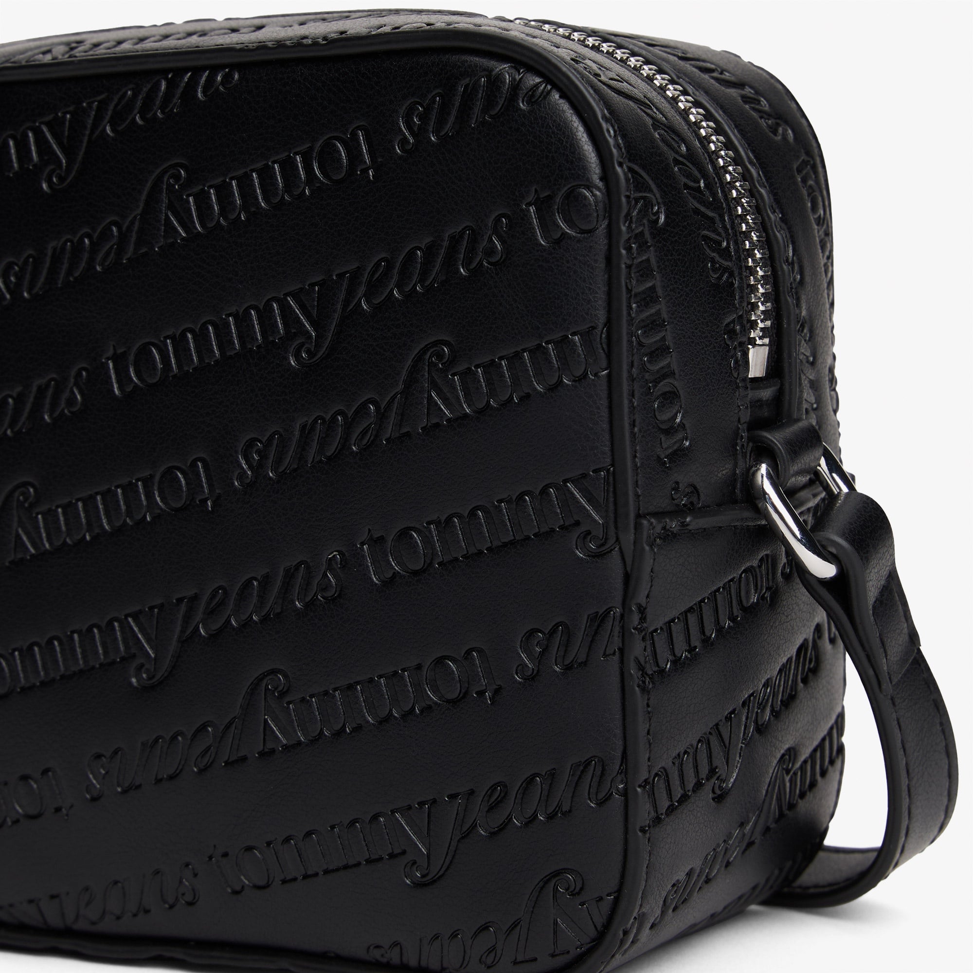 Tommy Jeans Must All Over Print Kadın Siyah Çapraz Çanta