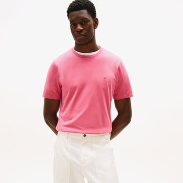  Tommy Hilfiger Essentials Seasonal Fit Solid Erkek Pembe T-Shirt