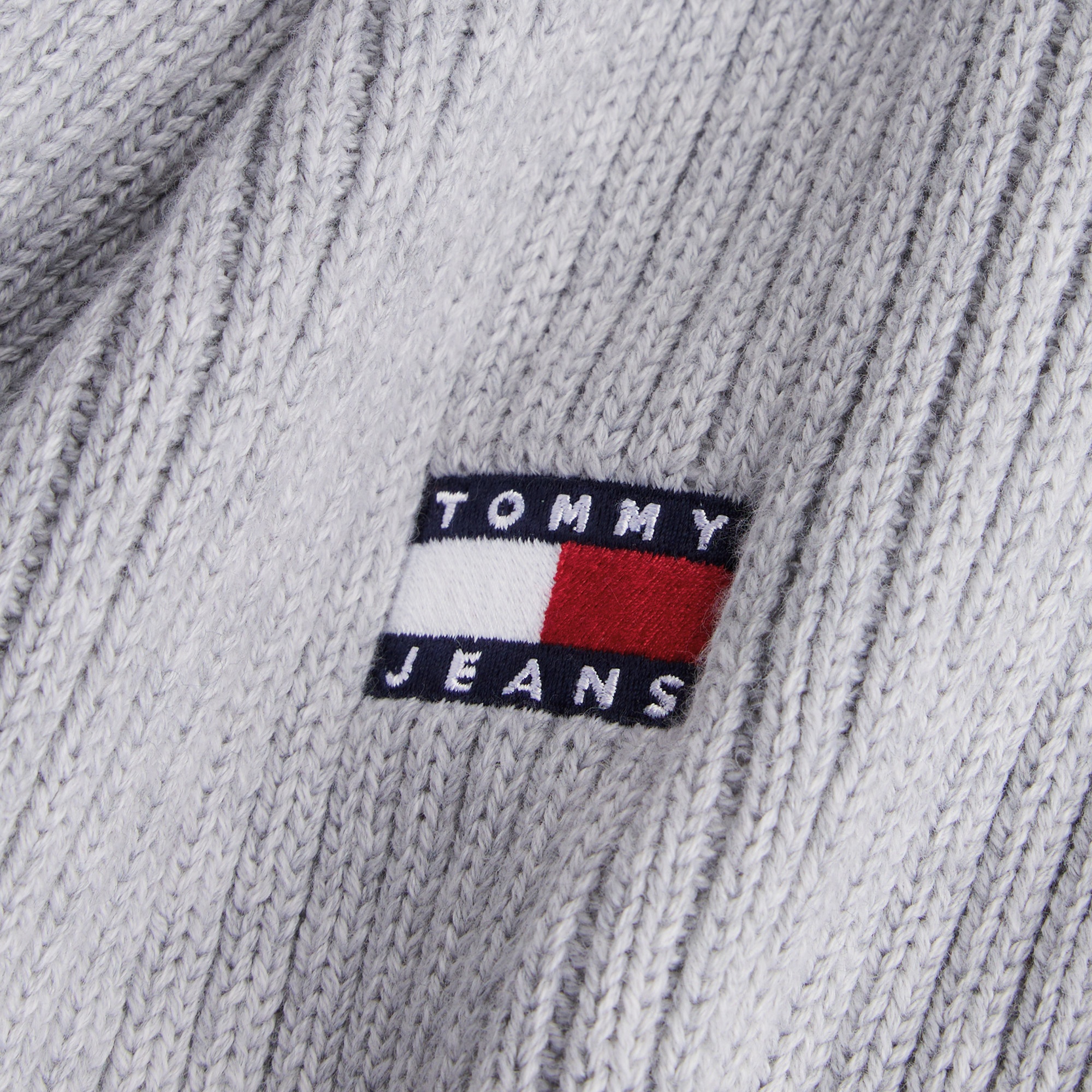 Tommy Jeans Heritage Core Kadın Gri Atkı