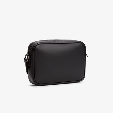  Tommy Hilfiger Monogram Reporter Erkek Siyah Çapraz Çanta