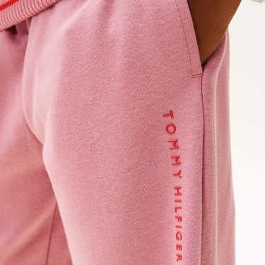  Tommy Hilfiger Mini Logo Çocuk Pembe Eşofman Altı