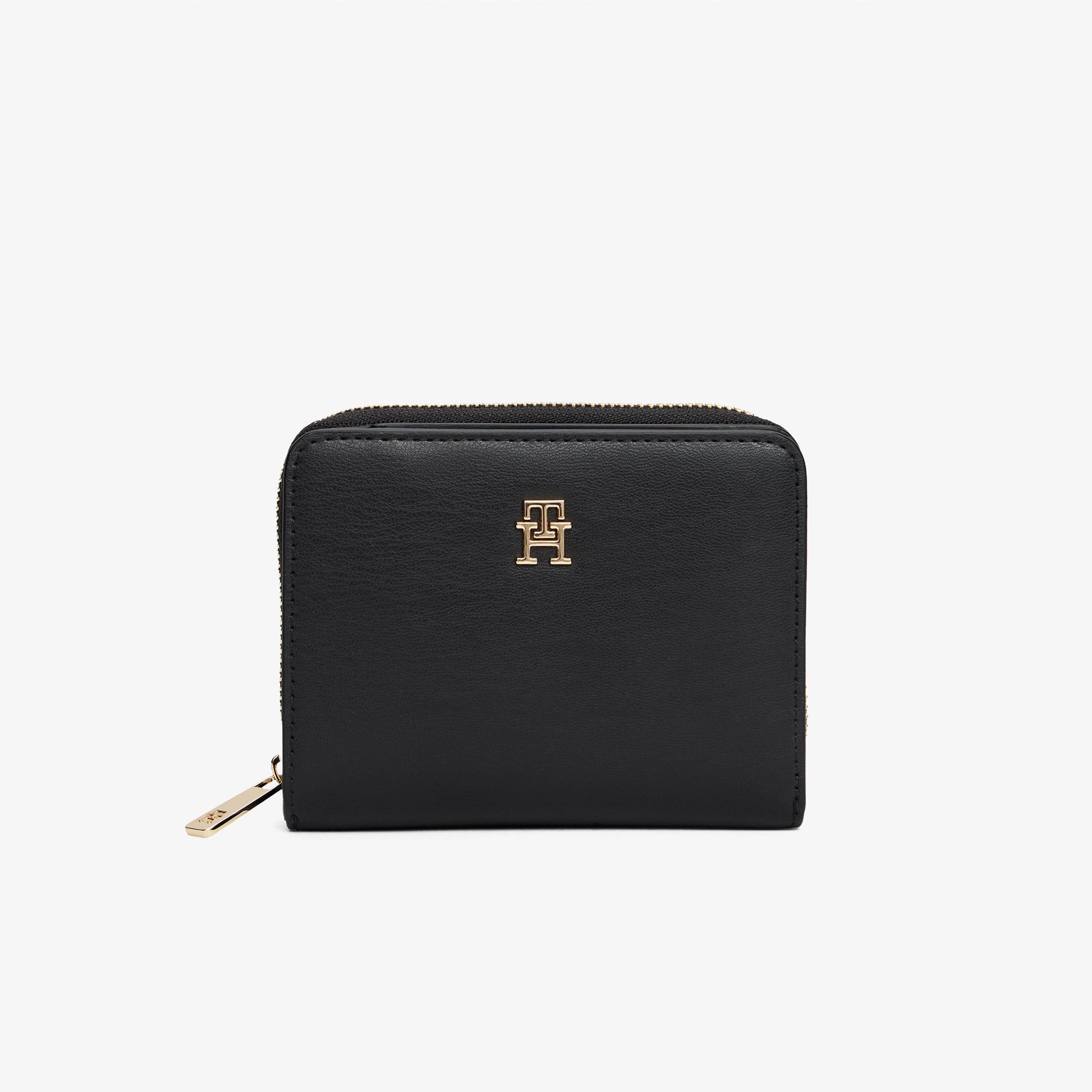  Tommy Hilfiger Icon Med Flap Kadın Siyah Cüzdan