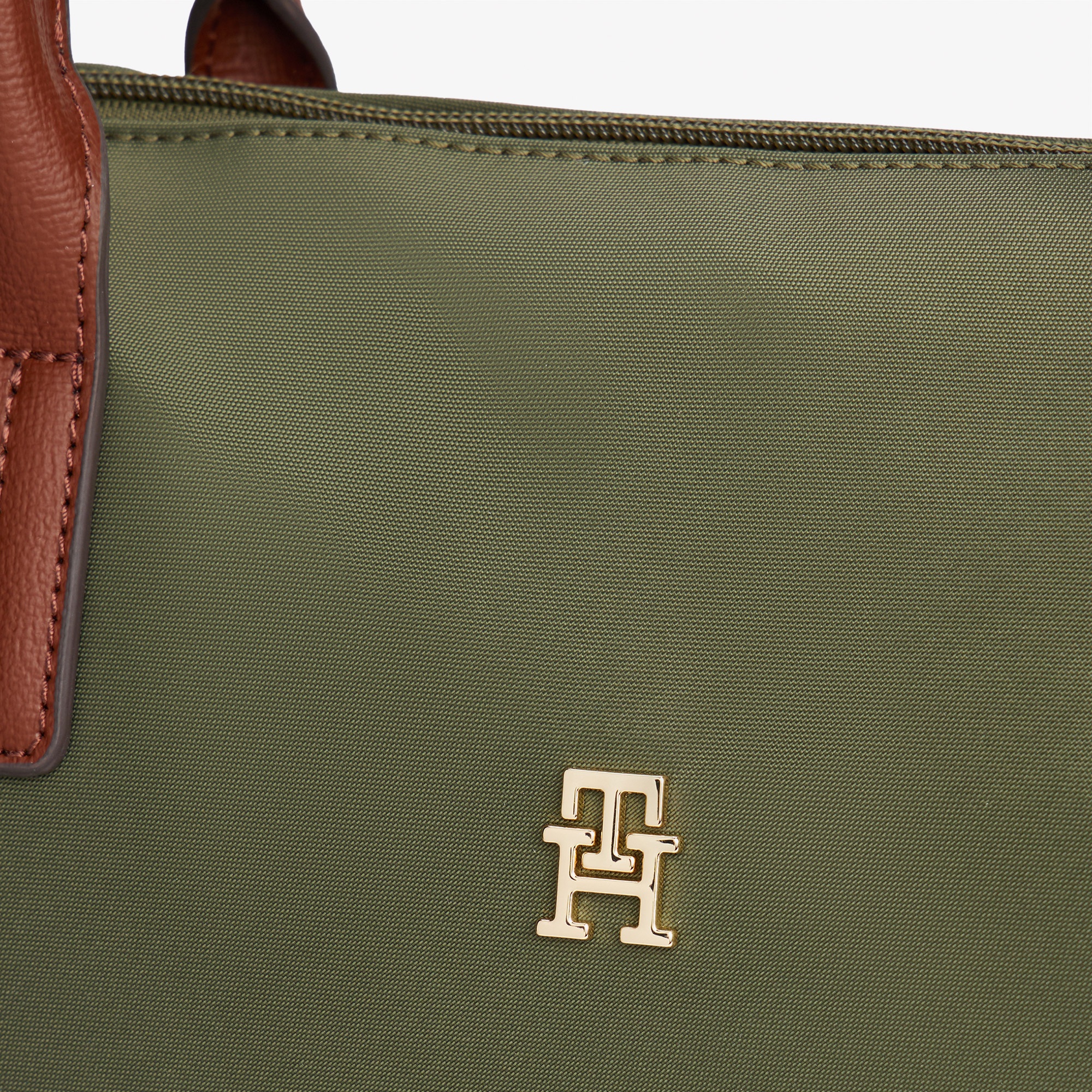 Tommy Hilfiger Popette Kadın Yeşil Tote Çanta