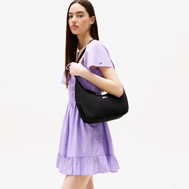  Tommy Jeans Urban X-Body Kadın Siyah Omuz Çantası