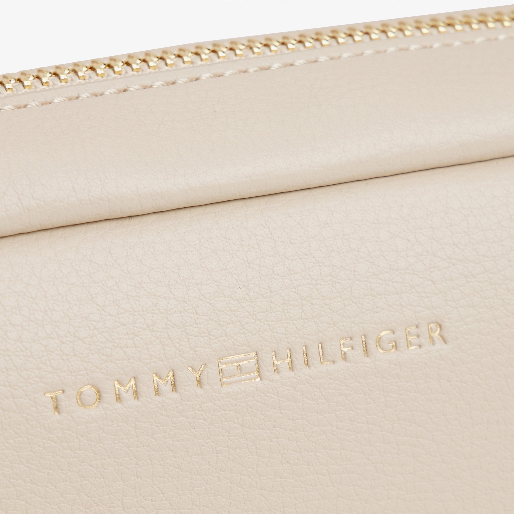 Tommy Hilfiger Logotape Kadın Bej Çapraz Çanta