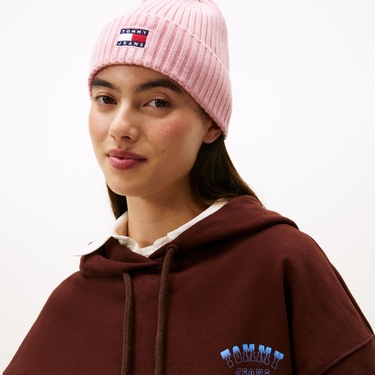  Tommy Jeans Heritage Core Kadın Pembe Bere