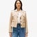 Tommy Hilfiger Cotton Regular Lady Kadın Bej Blazer Ceket