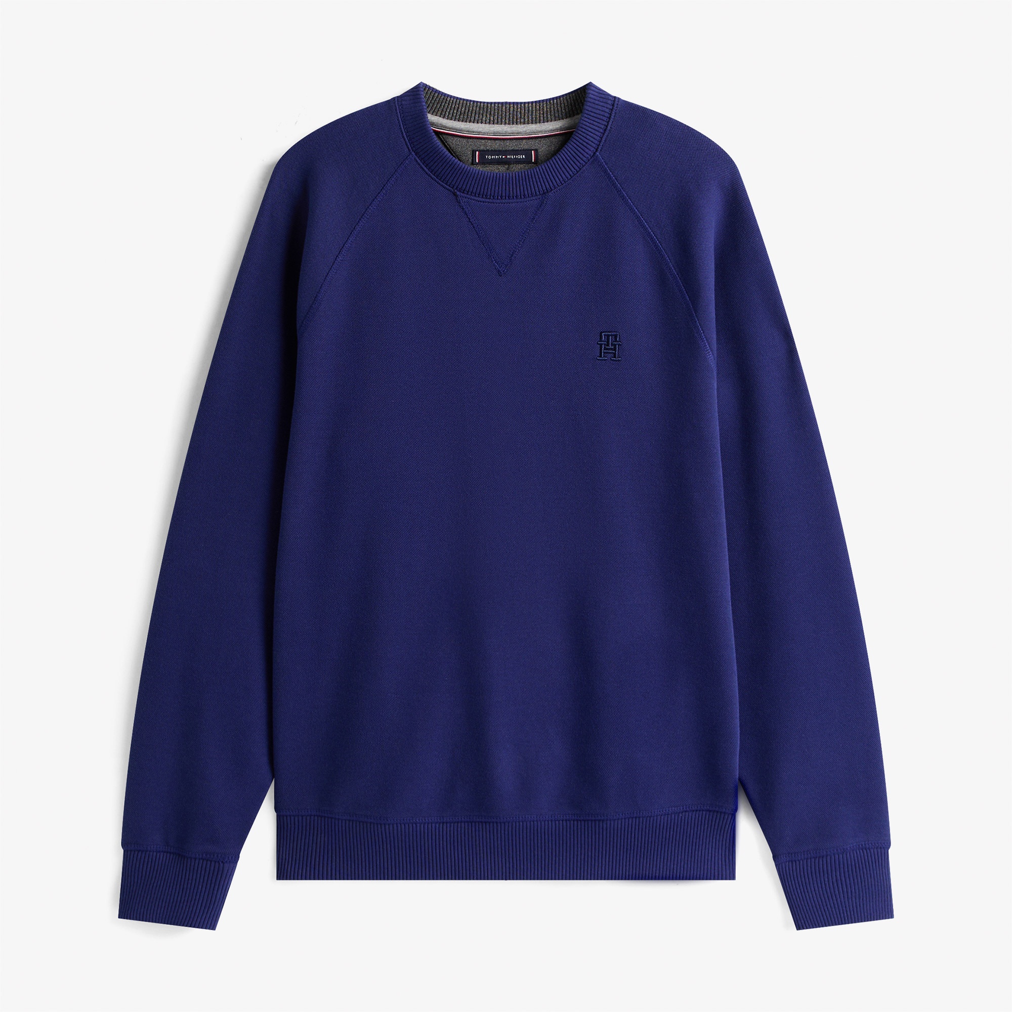 Tommy Hilfiger Monogram Imd Erkek Mavi Sweatshirt