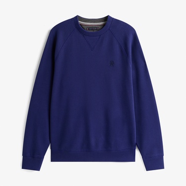  Tommy Hilfiger Monogram Imd Erkek Mavi Sweatshirt