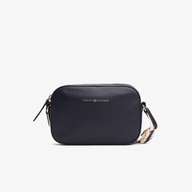  Tommy Hilfiger Logotape Kadın Lacivert Çapraz Çanta
