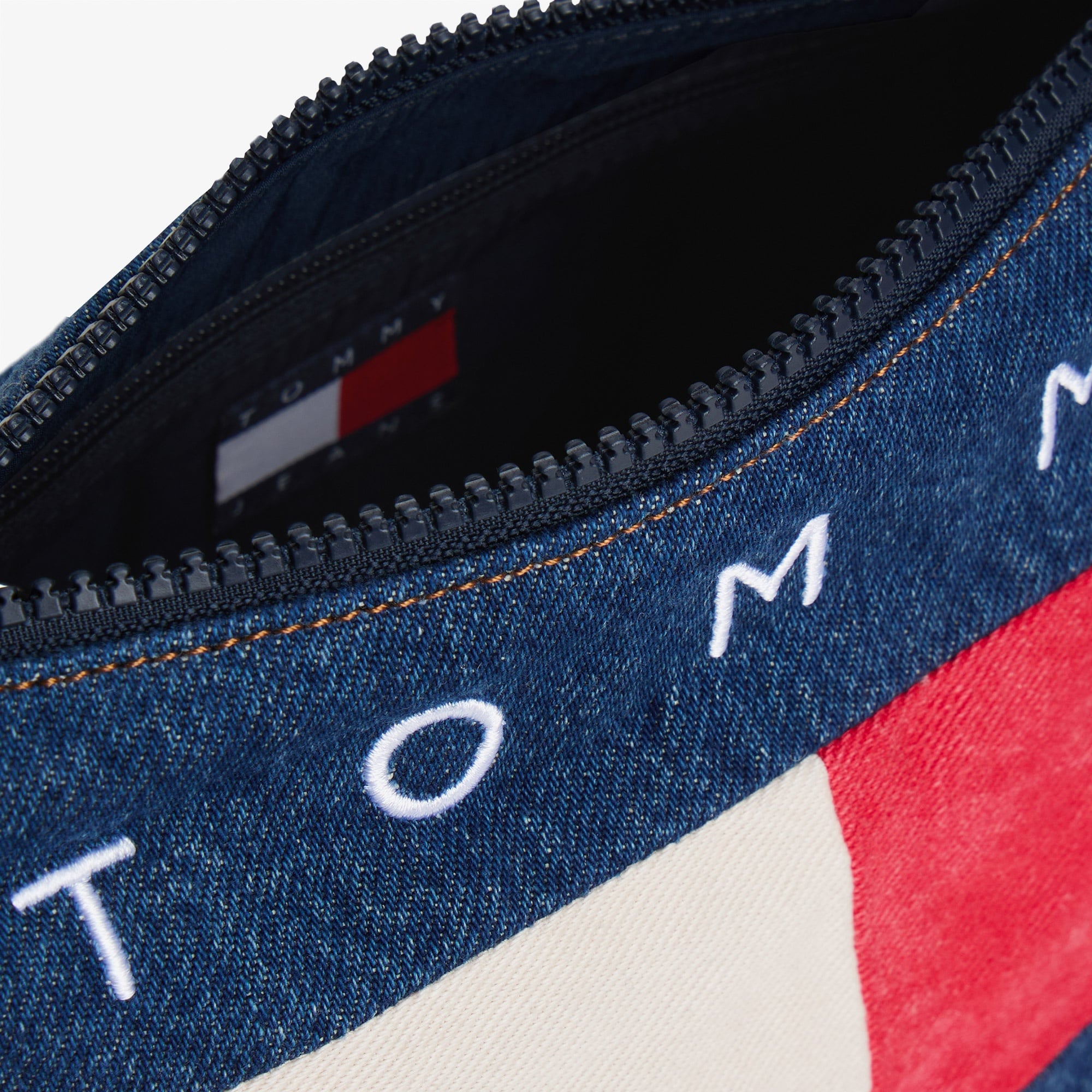 Tommy Jeans Archive Denim Kadın Mavi Omuz Çantası