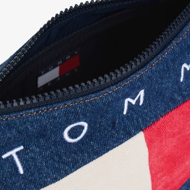  Tommy Jeans Archive Denim Kadın Mavi Omuz Çantası