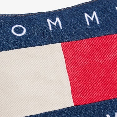  Tommy Jeans Archive Denim Kadın Mavi Omuz Çantası