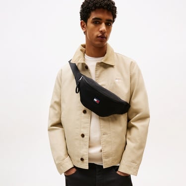  Tommy Jeans Urban Erkek Siyah Bel Çantası