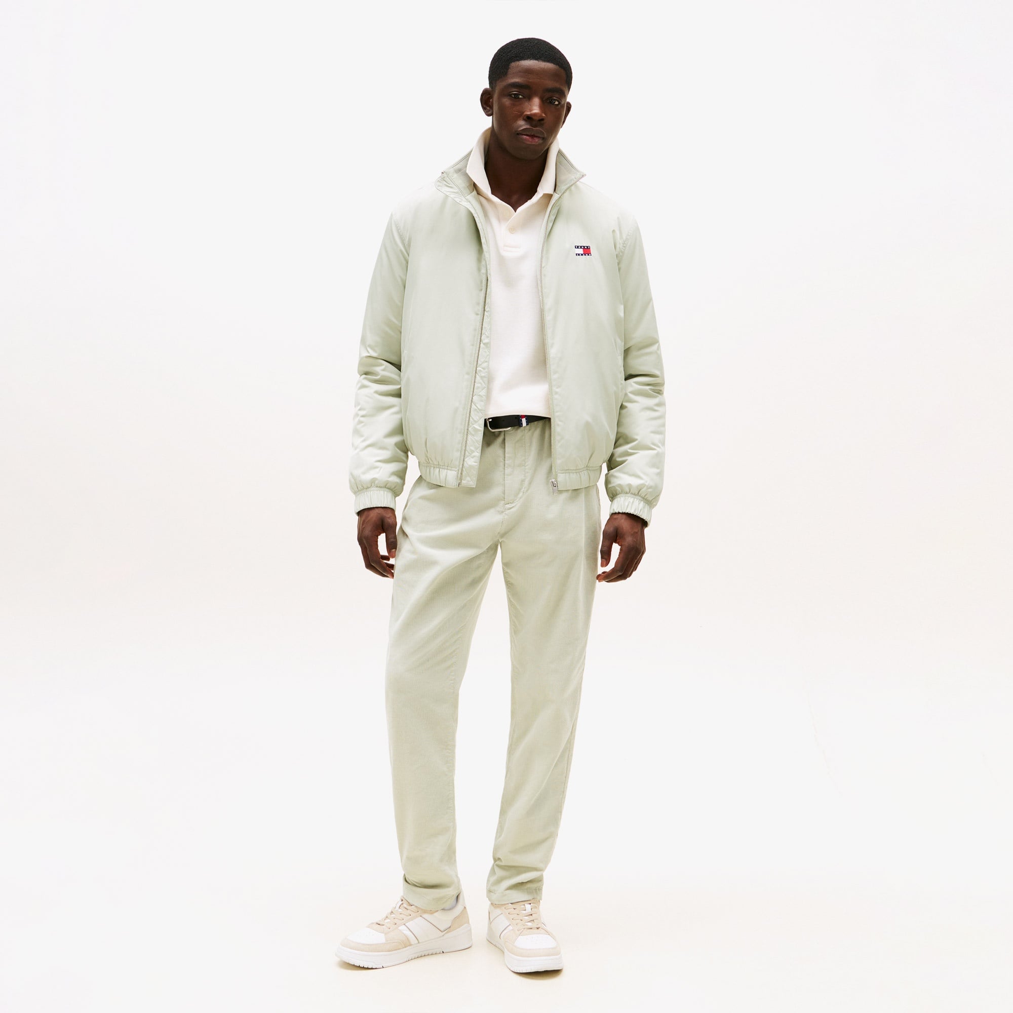 Tommy Jeans Essential Padded Erkek Yeşil Puffer Mont