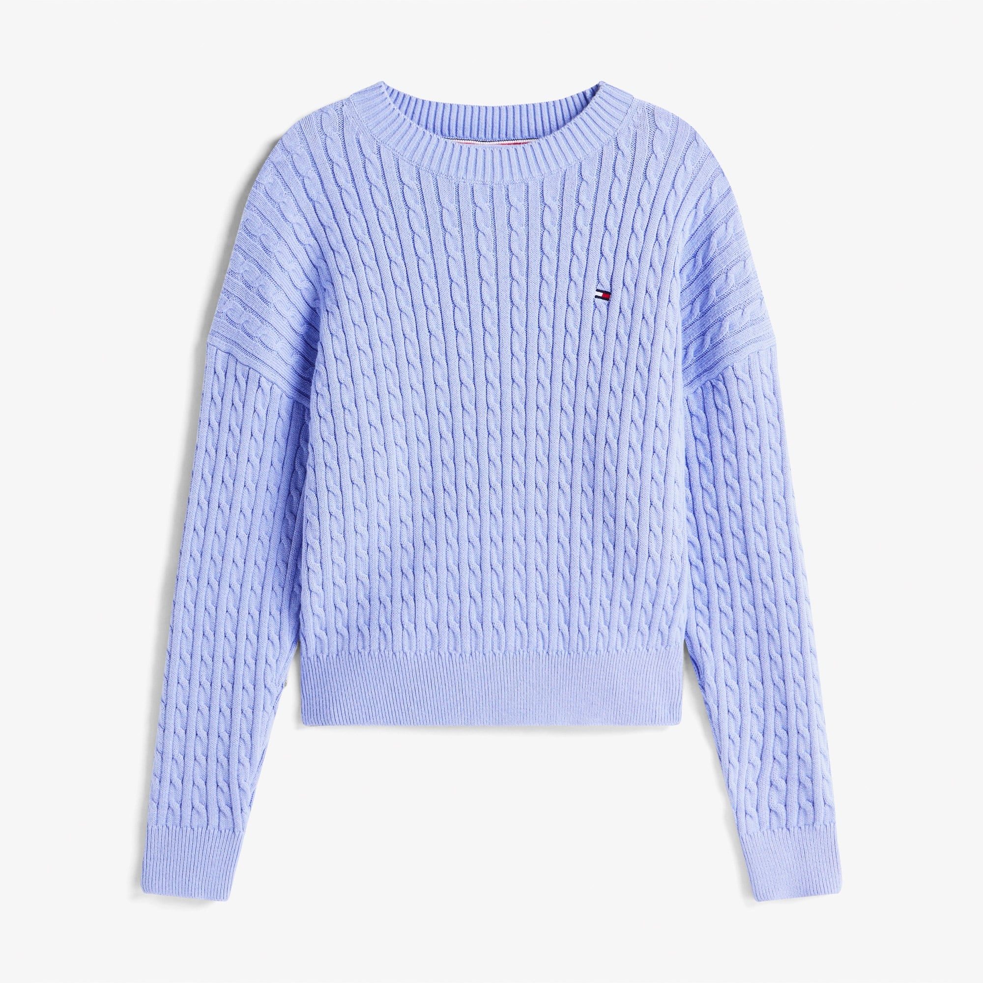 Tommy Hilfiger Cable Çocuk Mavi Kazak