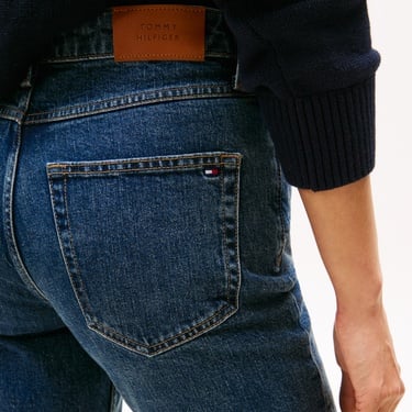  Tommy Hilfiger Denim Classic Straight Kadın Mavi Straight Jean
