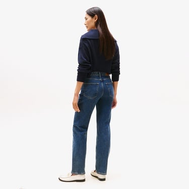  Tommy Hilfiger Denim Classic Straight Kadın Mavi Straight Jean