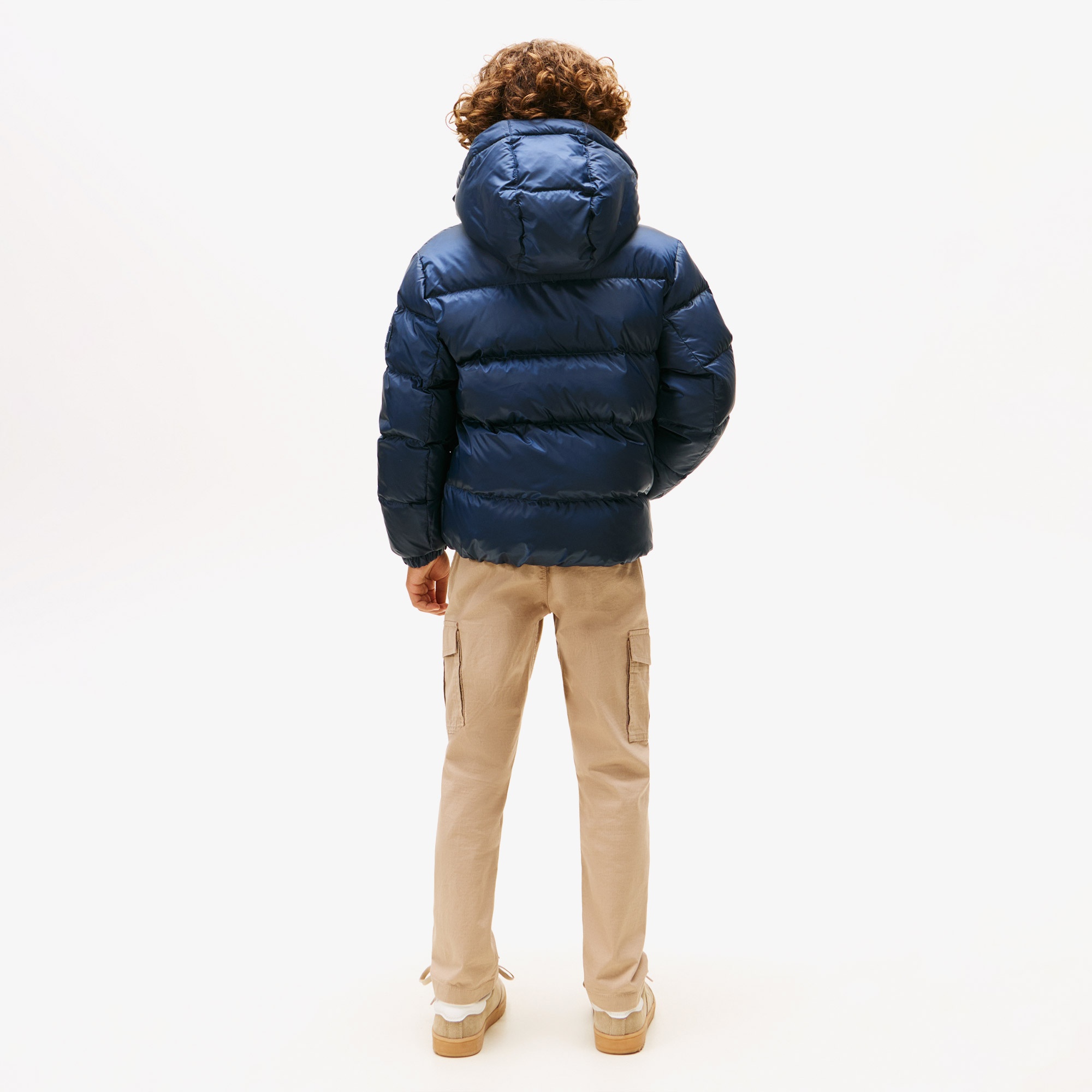 Tommy Hilfiger Essential Down Çocuk Mavi Puffer Mont