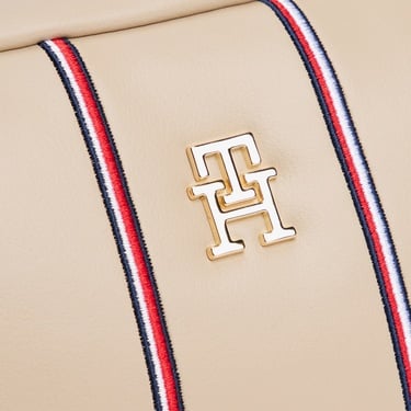  Tommy Hilfiger Popette Soft Corp Kadın Bej Çapraz Çanta
