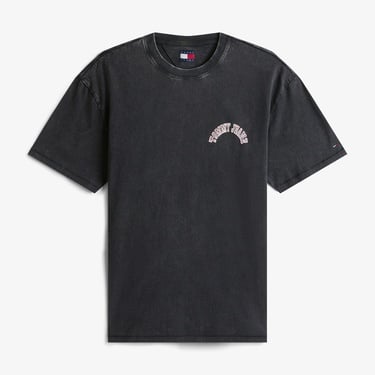  Tommy Jeans Relax Novelty Erkek Siyah T-Shirt