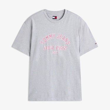  Tommy Jeans Relax Overdyed Erkek Gri T-Shirt