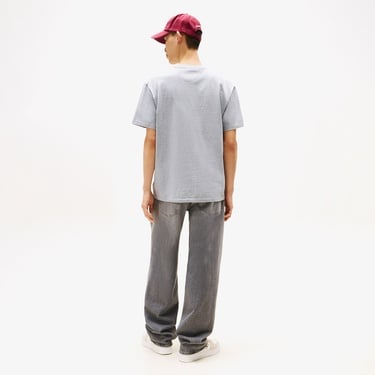  Tommy Jeans Relax Overdyed Erkek Gri T-Shirt