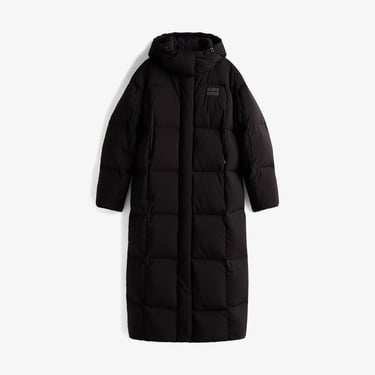  Tommy Jeans Alaska d Kadın Puffer Siyah Mont