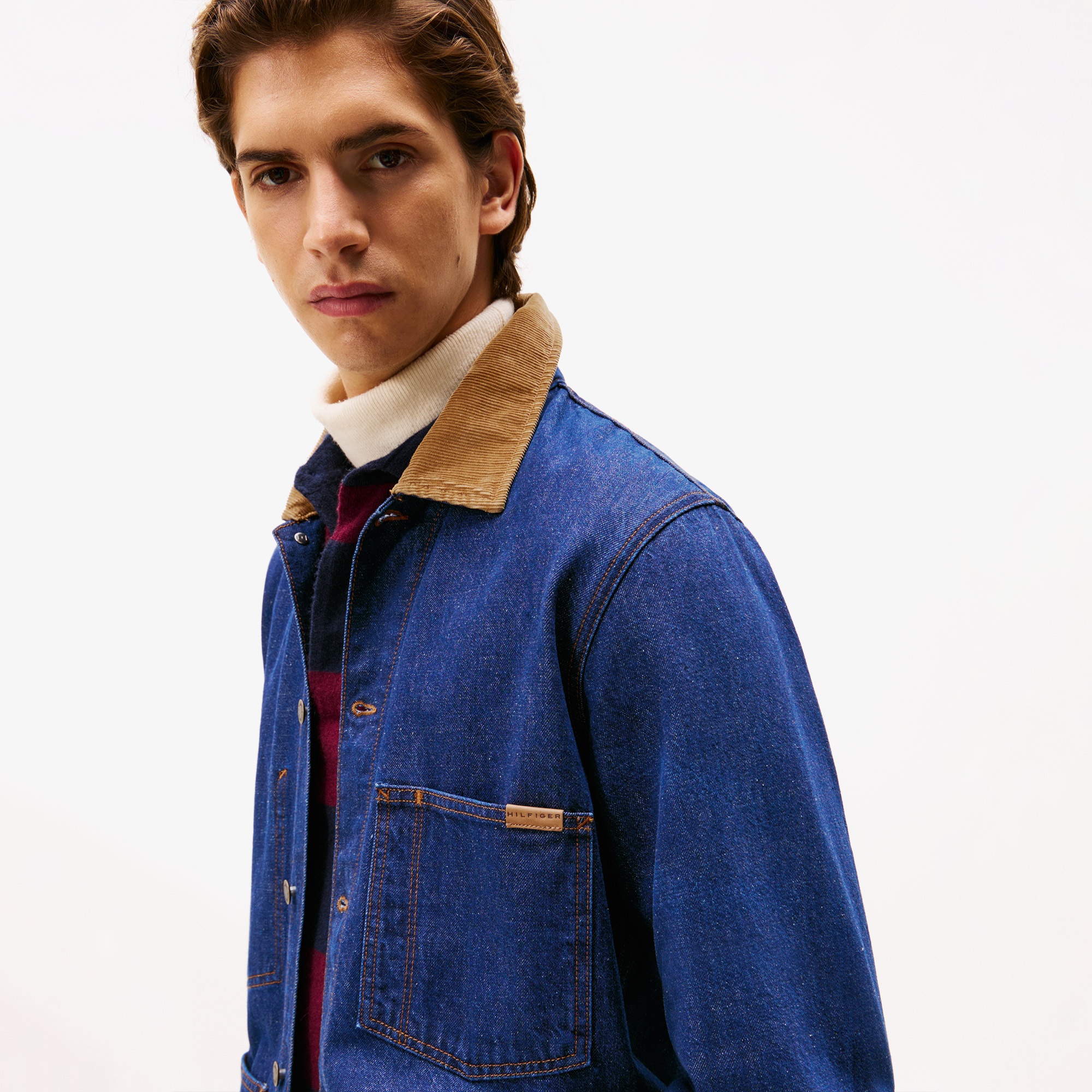 Tommy Hilfiger Chore Lincoln Indigo Erkek Mavi Ceket