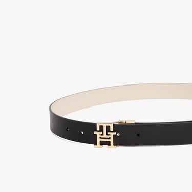  Tommy Hilfiger Modern 3.0 Rev Kadın Siyah Kemer